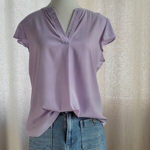 Lovely Lavender Calvin Klein Blouse